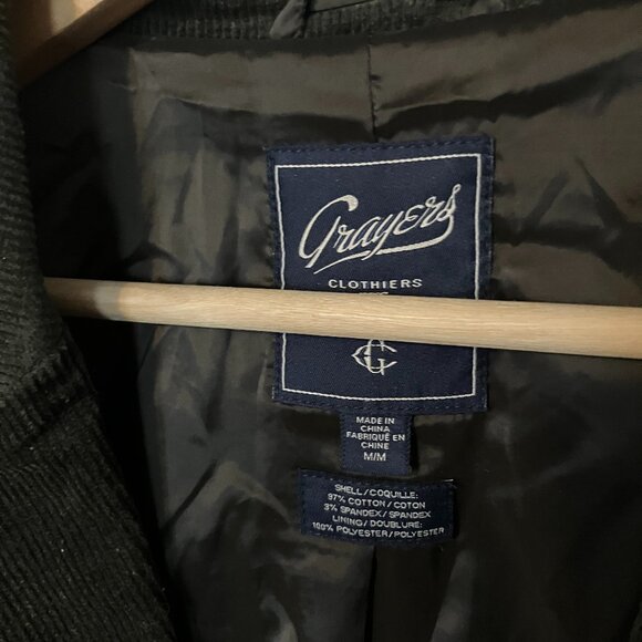 Grayers Dark Olive Corduroy Blazer - Picture 2 of 4